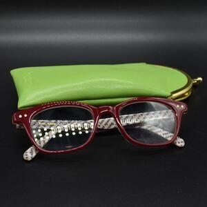 Kate Spade New York Rebecca RV25 Reading Glasses +2.50 (49-19-140) Red
